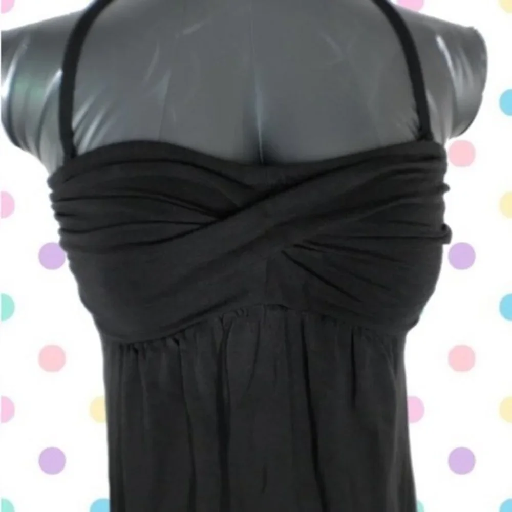 J Crew Dark Gray Convertible Halter Dress … - Picture 4 of 7